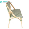 Factory Direct Patio Rattan Furniture Quality Aluminum Frame Bench Chair Woven Rattan Long Garden Chair for Hotel Balcony Backyard