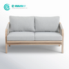 Simple Style Garden Furniture Teakwood Sofa Set High Quality Patio Sofa With Waterproof Cushion for Home Hotel Balcony