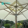High Quality Garden Furniture Aluminum Frame with Wood Finish Patio Umbrella Waterproof Square Beach Parasol for Outdoor Courtyard