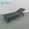 Wholesale Outdoor Sunbed Quality Aluminum Frame Patio Sun Lounger Poolside Chaise Lounge Chair With Waterpfoor Fabric for Villa Resort