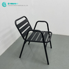 Aluminum Outdoor Furniture Garden Dining Chair High Quality Metal Frame Leisure Chair All Weather Single Chair for Home Patio Courtyard