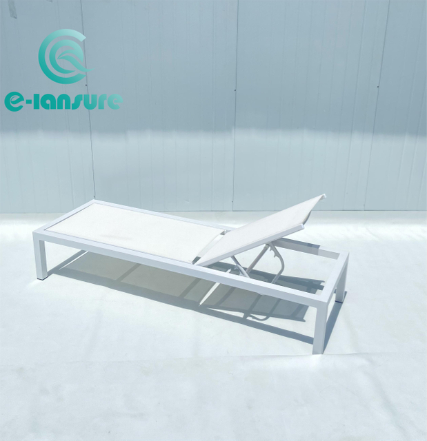 High quality beach loungers aluminum frame outdoor sofa furniture 