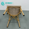 Simple Classical Outdoor Bistro Furniture Quality Aluminum Frame Dining Chair With Elegant Woven Rattan for Home Hotel Restaurant