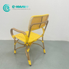 High Quality Factory Direct Garden Rattan Chair Aluminum Frame Dining Chair Patio Armrest Chair for Home Courtyard