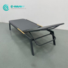 Wholesale Outdoor Sunbed Quality Aluminum Frame Patio Sun Lounger Poolside Chaise Lounge Chair With Waterpfoor Fabric for Villa Resort
