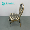 Minimalist Outdoor Furniture Aluminum Dining Fruniture Garden PE Rattan Chair Patio Leisure Chair for Home Hotel Restaurant