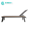 Contemporary Aluminum Frame Sun Lounger All Weather Outdoor Sunbed Garden Chaise Lounge Chair Poolside Sunbed for Home Patio
