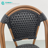 Classic Outdoor Dining Furniture High Quality Aluminum Frame Dining Chair Woven Rattan Garden Chair for Hotel Restaurant Coffee Shop