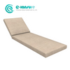 High Quality Outdoor Cushion All Weather Fabric Cushion Cover for Sun Lounger Comforatble Sunbed Cushion And Pillows For Garden Furniture Use