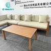 Outdoor Aluminum Sofa Set L Shape Sofa Modular Sofa And Coffee Table for Garden Courtyard