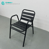 Aluminum Outdoor Furniture Garden Dining Chair High Quality Metal Frame Leisure Chair All Weather Single Chair for Home Patio Courtyard