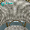 Simple Classical Outdoor Bistro Furniture Quality Aluminum Frame Dining Chair With Elegant Woven Rattan for Home Hotel Restaurant