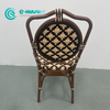 Wholesale Quality Aluminum Frame Dining Furniture Handwoven Rattan Chair Garden Leisure Chair for Home Hotel Restaurant