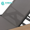 Contemporary Aluminum Frame Sun Lounger All Weather Outdoor Sunbed Garden Chaise Lounge Chair Poolside Sunbed for Home Patio