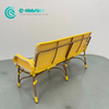 Stylish Outdoor Rattan Furniture Aluminum Frame Long Bench Chair Leisure Garden Sofa Chair For Hotel Patio Restaurant