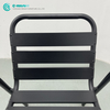 Aluminum Outdoor Furniture Garden Dining Chair High Quality Metal Frame Leisure Chair All Weather Single Chair for Home Patio Courtyard