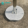 Outdoor Umbrella Furniture Aluminum Frame with Wood Finish Sunshade Umbrella Waterproof Fabric Round Parasol for Hotel Beach 