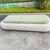 Factory Direct Garden Sun Lounger Aluminum Frame Chaise Lounge Chair Elegant Woven Rope Recliner Chair Patio Sunbed for Hotel Resort