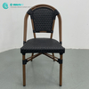 Classic Outdoor Dining Furniture High Quality Aluminum Frame Dining Chair Woven Rattan Garden Chair for Hotel Restaurant Coffee Shop