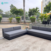 Quality Outdoor Garden Furniture Aluminum Frame Sofa With Waterproof Cushion Leisure Garden Seating for Patio