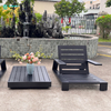 Outdoor Furniture Aluminum Frame Leisure Sofa Chair With Coffee Table All Weather Garden Set for Home Courtyard