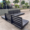 Quality Outdoor Garden Furniture Aluminum Frame Sofa With Waterproof Cushion Leisure Garden Seating for Patio
