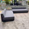Quality Outdoor Garden Furniture Aluminum Frame Sofa With Waterproof Cushion Leisure Garden Seating for Patio