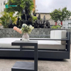 Outdoor Aluminum Daybed Poolside Sunbed Weather Resistant Double Sun Lounger For Villa Resort